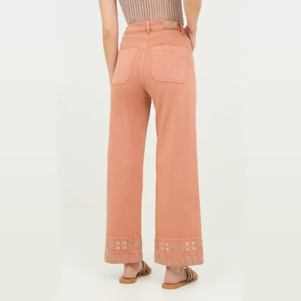 Pantalon culote bordado caldero