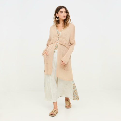 Cardigan flecos