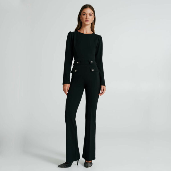 Pantalon con solapas