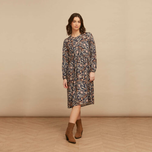 Vestido corto estampado floral